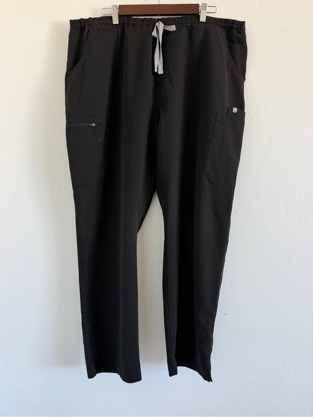 FIGS Yola Scrub Pants Women’s XXL Black Slim Straight Technical Collection TW200